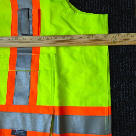 CONDOR surveyors 3M Premium HI VIS safety vests extra pockets size 5XL LOT OF 3 - Picture 11 of 13